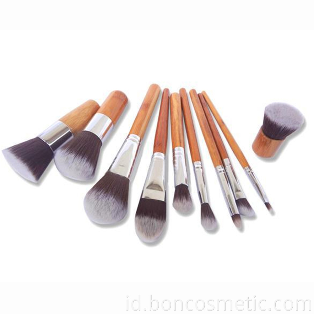 Bamboo Makeup Brush Set